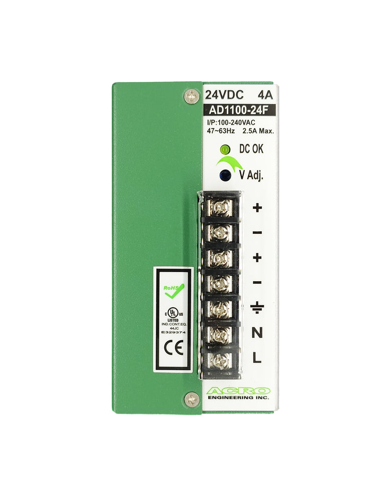Switching Power Supply 24VDC 100W DIN Rail Mount
